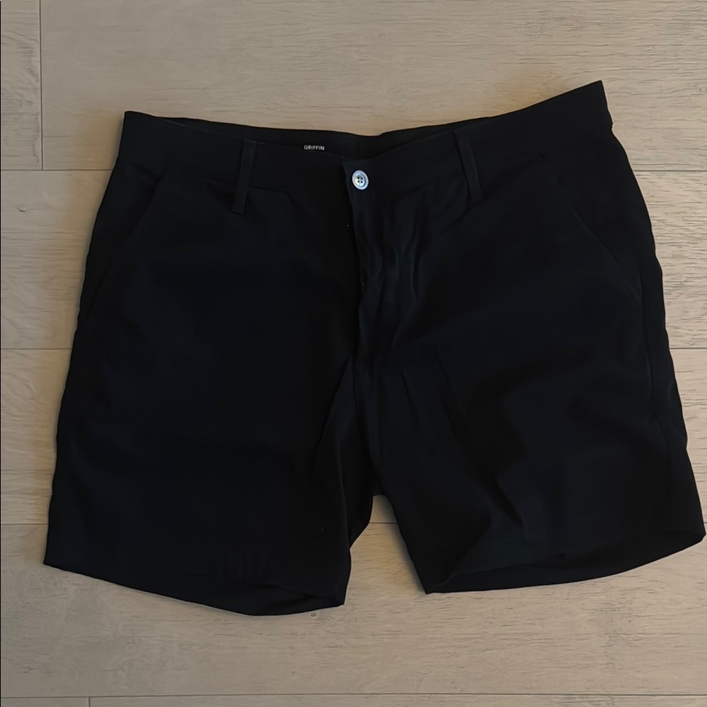 AG Men's Classic Black Front Shorts